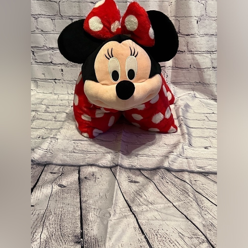 Disney Parks Minnie Mouse Pillow Pet Plush